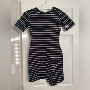 IRIS stripes blue dress